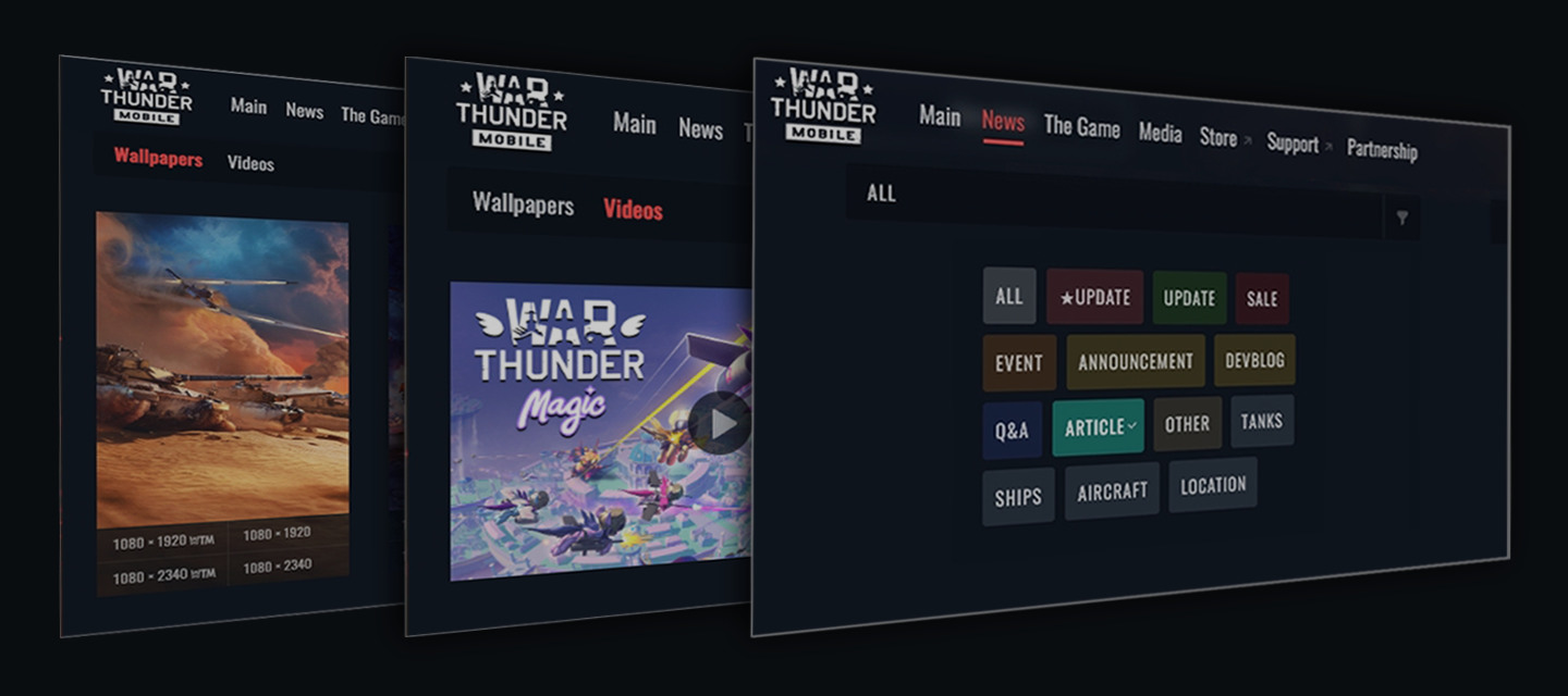 Helpful website features