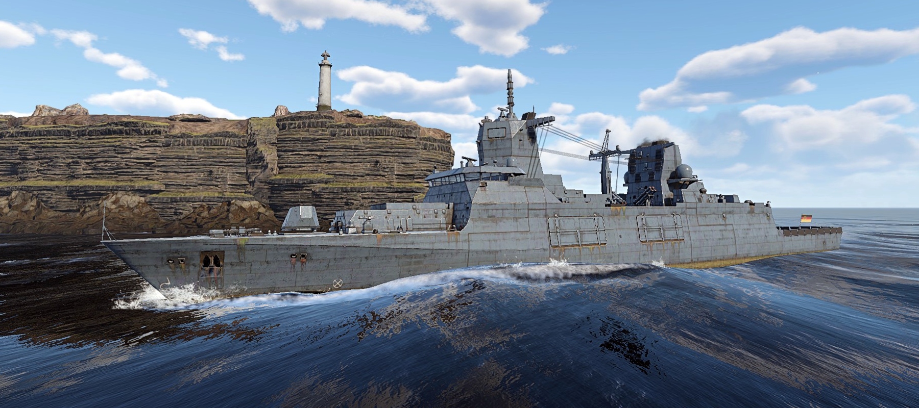 [Coming soon] Baden-Württemberg missile frigate: guided shells!